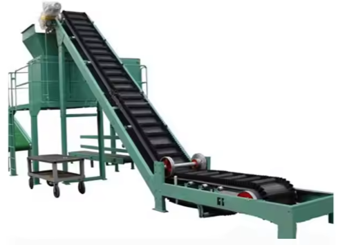 Long distance belt conveyor