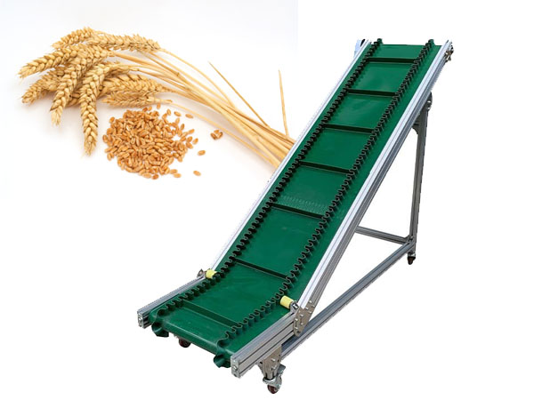 Cleated Belt Conveyor for Grain