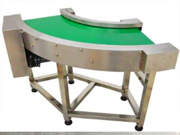 Curved belt conveyor
