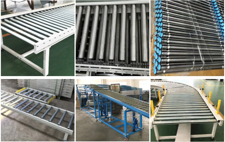Chain driven roller conveyors