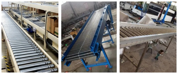 Chain driven roller conveyors
