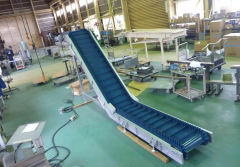Inclined belt conveyor