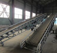 Rubber belt conveyor