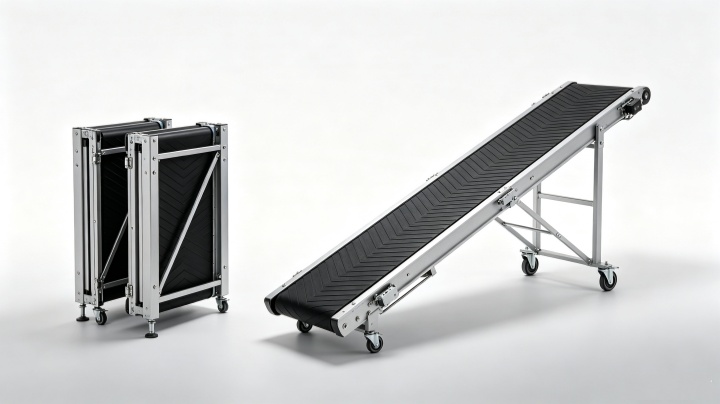 <p>When it comes to material handling equipment, the upfront purchase price is only part of the equation. The real costs—shipping oversized machinery across borders, storing idle equipment in expensive warehouse space, and the labor required to install and relocate traditional conveyors—often go unnoticed until the invoice arrives.</p> <p>Enter the foldable belt conveyor: a solution that addresses these hidden expenses head-on. By rethinking how conveyor systems are transported, stored, and deployed, foldable designs are reshaping the economics of material handling. Here's how.</p>  <h2>The Hidden Costs of Traditional Conveyor Systems</h2> <p>If you're still using fixed, non-collapsible conveyors, you're likely paying for more than just the equipment itself.</p> <h3>Shipping: The Oversized Freight Problem</h3> <p>Traditional belt conveyors are long, bulky structures that command premium shipping rates. Their fixed length and rigid frames mean they must be shipped as oversized cargo, often requiring specialized flatbed trucks, extra handling equipment, and sometimes even escort vehicles for oversized loads.</p> <p>The result? <strong>Shipping costs can rival or even exceed the equipment's purchase price, especially for international orders.</strong> As one patent specifically notes, the motivation behind foldable conveyor development is that "in a folded state [the conveyor is] more compact than its unfolded state and thus cheaper to ship". This isn't a minor saving—it's a fundamental redesign of the logistics equation.</p>  <h3>Storage: Wasted Floor Space When Not in Use</h3> <p>Warehouse space is expensive. According to industry estimates, industrial storage costs can run from several dollars to over twenty dollars per square foot annually. Fixed conveyors, when not in operation, still consume that space. They cannot be moved aside, stored away, or packed into compact areas.</p> <p>Even when stored temporarily, traditional conveyors require dedicated floor space that could otherwise be used for inventory, workstations, or additional equipment.</p>  <h3>Installation and Mobility: Labor-Intensive Setups</h3> <p>Traditional conveyors aren't designed to be moved. Once installed, they stay put. Relocating them requires disassembly, heavy lifting equipment, and often specialized technicians. For operations that handle seasonal inventory or fluctuating production volumes, this lack of flexibility creates unnecessary labor costs and downtime.</p>  <h2>How Foldable Belt Conveyors Change the Equation</h2> <h3>1. Dramatically Reduced Shipping Costs</h3> <p>Foldable conveyors are designed with a pivot hinge mechanism that allows the conveyor to collapse into a significantly smaller footprint for transport. The folded dimensions can be remarkably compact—some models fold down to as little as 39 x 12 inches, small enough to fit in an average car trunk.</p> <p>This compactness translates directly to shipping savings:</p> <ul>     <li><strong>Standard shipping containers instead of oversized freight</strong> — A folded conveyor can often be palletized and shipped in a standard container rather than requiring flatbed or open-top shipping</li>     <li><strong>Higher container utilization</strong> — Multiple foldable units can fit in the same space as one fixed conveyor</li>     <li><strong>Reduced freight classification costs</strong> — Smaller, lighter shipments often qualify for lower freight class ratings</li> </ul> <p>As a patent documentation explains, this compact shipping capability was a primary design goal: "a foldable conveyor which in a folded state is more compact than its unfolded state and thus cheaper to ship".</p>  <h3>Efficient Storage When Not in Use</h3> <p>When folded, these conveyors take up a fraction of their operational footprint. They can be:</p> <ul>     <li>Stored vertically against a wall</li>     <li>Stacked in racks with other equipment</li>     <li>Moved to mezzanines or less-valuable floor space</li>     <li>Kept in vehicles for mobile operations</li> </ul> <p>This flexibility is particularly valuable for facilities with limited space or operations that experience seasonal demand fluctuations. One manufacturer highlights that the foldable design "allows for more efficient use of the available floor space when the conveyor is not in use or during transportation," making it "particularly useful in facilities with limited space".</p>  <h3>Rapid Deployment and Relocation</h3> <p>Beyond shipping and storage, foldable conveyors offer operational flexibility:</p> <ul>     <li><strong>Quick setup and teardown</strong> — Built-in wheels and folding mechanisms mean a single operator can deploy or store the conveyor without specialized equipment</li>     <li><strong>Easy repositioning</strong> — The ability to fold and roll allows the conveyor to follow work as it moves, ideal for loading docks, temporary production lines, or field operations</li>     <li><strong>Reduced installation labor</strong> — Unlike fixed conveyors, foldable units require no bolting to floors or complex assembly; they unfold and are ready to run</li> </ul> <p>Some designs even feature automatic tensioning devices that ensure the belt maintains proper tension during unfolding, preventing the bunching or snagging that could delay setup.</p>  <h2>Real-World Applications and Savings</h2> <h3>Warehousing and Distribution Centers</h3> <p>In high-volume logistics operations, foldable conveyors allow for rapid reconfiguration of sorting lines. When seasonal peaks subside, conveyors can be folded and stored, freeing valuable floor space for other uses. The ability to quickly reposition conveyors between dock doors also means fewer total units are needed to serve fluctuating workloads.</p>  <h3>Loading and Unloading Operations</h3> <p>For facilities that process multiple trucks daily, foldable conveyors can be positioned, used, and folded away between shipments. This eliminates the need for permanent dock conveyors that obstruct traffic flow when not in use. As one product description notes, they are "used to load and unload trucks, store materials or transfer materials between different stages of processing".</p>  <h3>Temporary and Mobile Operations</h3> <p>Construction sites, agricultural operations, and event logistics all benefit from conveyors that can be transported in a standard vehicle and deployed on demand. One manufacturer emphasizes that their foldable conveyor is designed for operations "where space optimization is crucial" and for "facilities with limited space or where multiple conveyors need to be stored or transported".</p>  <h2>Key Features to Look For</h2> <p>If you're considering a foldable belt conveyor, these features maximize cost savings and operational efficiency:</p> <table border="1" bordercolor="#f0f0f0" cellpadding="0" cellspacing="0" style="background:#fff; text-align: center; font-size:14px; line-height:32px;" width="100%">   <tbody>     <tr style="background-color: rgb(51, 153, 255); color:#fff;">       <td>Feature</td>       <td>Benefit</td>     </tr>     <tr>       <td>Automatic tensioning device</td>       <td>Prevents belt bunching during unfolding; faster setup times</td>     </tr>     <tr>       <td>Integrated wheels and handle</td>       <td>Enables single-operator mobility without forklifts</td>     </tr>     <tr>       <td>Adjustable height and angle</td>       <td>Adapts to different truck beds, workstations, and material types</td>     </tr>     <tr>       <td>220V single-phase operation</td>       <td>Allows use in locations without three-phase power, reducing electrical installation costs</td>     </tr>     <tr>       <td>Durable frame materials</td>       <td>Carbon steel or stainless steel options for longevity in demanding environments</td>     </tr>   </tbody> </table> <h2>Frequently Asked Questions</h2> <p><strong>Q: How much space do foldable conveyors save during shipping?</strong><br> A: Folded dimensions can be dramatically smaller than operational dimensions. Some models fold to roughly 40 x 12 inches, small enough for standard vehicle transport.</p>  <p><strong>Q: Can foldable conveyors handle the same loads as fixed conveyors?</strong><br> A: Yes, with appropriate specifications. Models are available with load capacities up to 50 kg/m and belt widths from 400mm to 1500mm. Bulk materials, bagged goods, and packaged items are all common applications.</p>  <p><strong>Q: Are foldable conveyors more expensive than traditional ones?</strong><br> A: While the purchase price may be similar or slightly higher, the total cost of ownership—including shipping, storage, and installation—is often significantly lower, delivering strong ROI.</p>  <p><strong>Q: How long does setup take?</strong><br> A: Modern foldable conveyors with automatic tensioning and quick-lock mechanisms can be deployed in minutes by a single operator.</p>  <h2>The Bottom Line</h2> <p>Foldable belt conveyors represent more than a space-saving innovation—they're a cost-saving strategy. By addressing the hidden expenses of shipping oversized equipment, paying for wasted storage space, and spending labor on complicated installations, foldable designs deliver a compelling return on investment.</p> <p>Whether you're managing a busy warehouse, running a seasonal operation, or looking to maximize the value of every square foot, the question isn't whether you can afford a foldable conveyor—it's whether you can afford not to have one.</p>  <p>Interested in learning more about foldable belt conveyor options? <strong>Explore product specifications, request a quote, or speak with our material handling experts about your specific application needs.</strong></p>