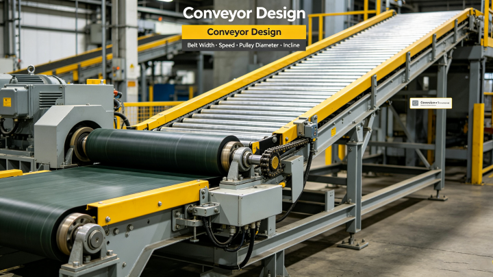 Wide selection of industrial conveyor belts for different applications