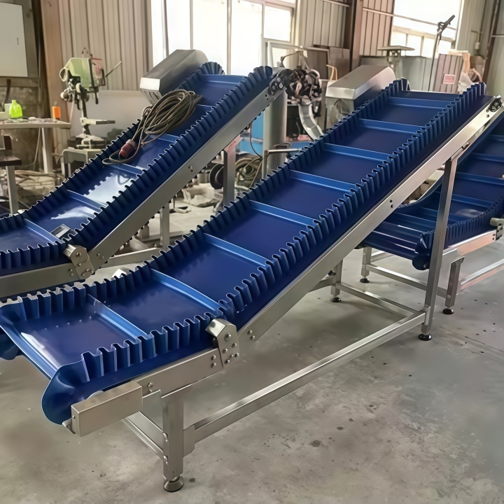 small corrugated sidewall belt conveyor